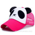 Panda de dibujos animados niños gorra